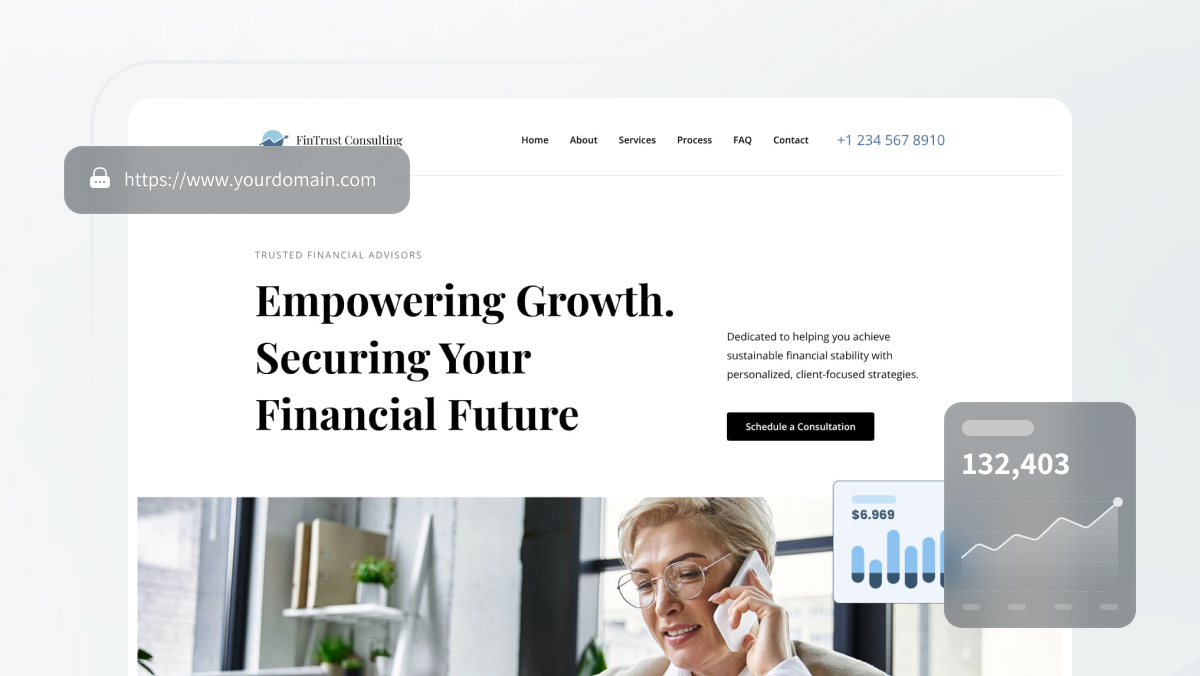 Build your loan officer website quickly with Yola website builder